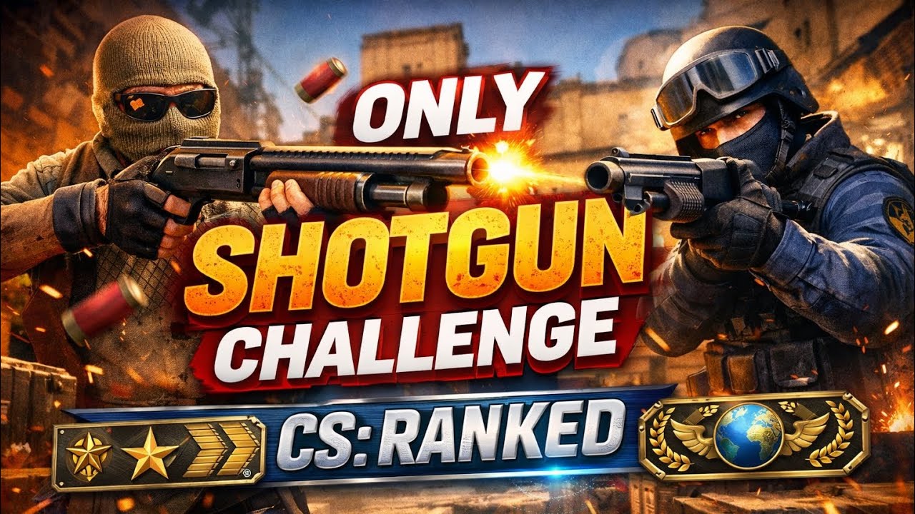 🔥 ONLY SHOTGUN CHALLENGE in CS RANK! 😱 | Free Fire Ranked Gameplay 🔥