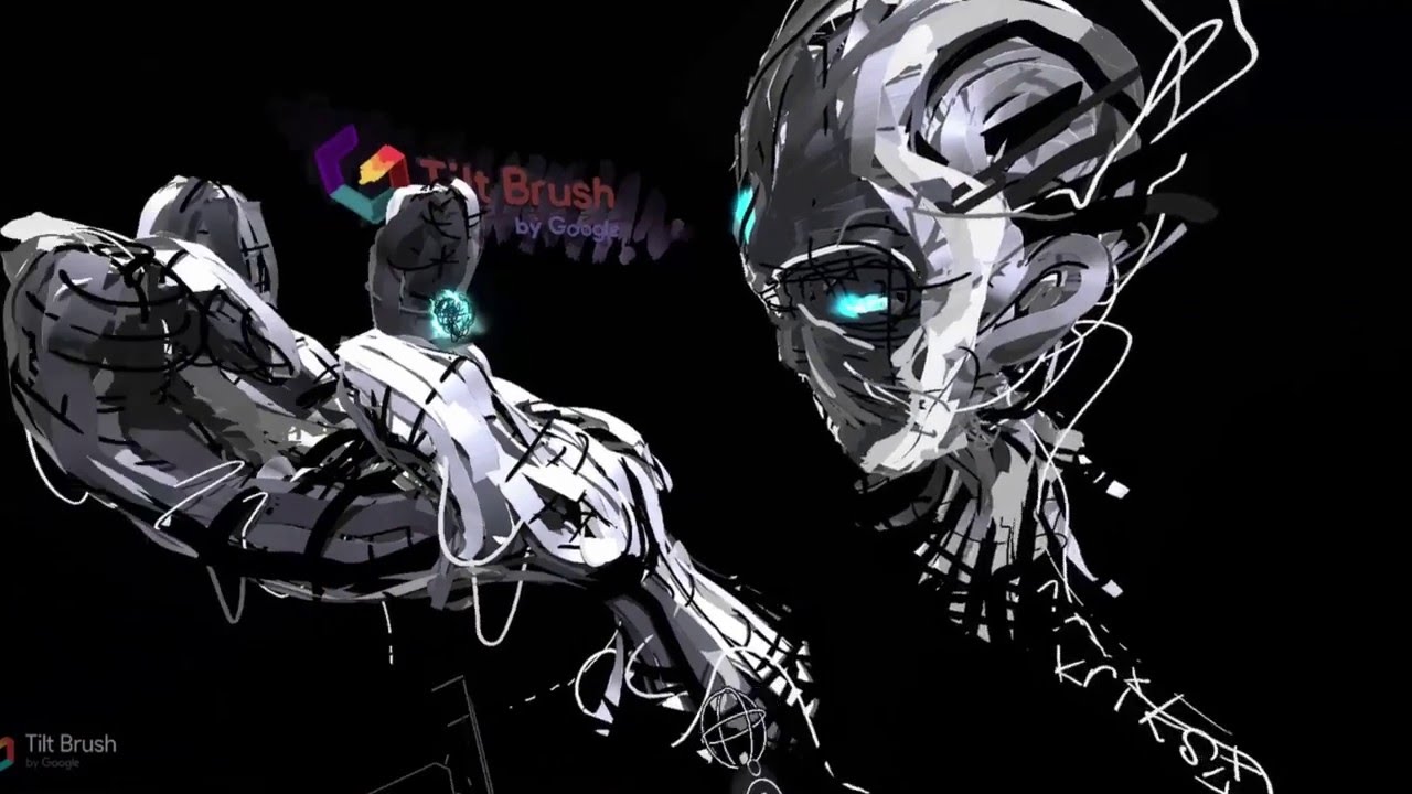 painting / sculpting in VR with the HTC Vive and Google Tilt Brush