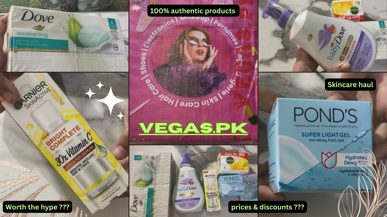 Skincare Haul Vegas.pk | Unboxing Parcel from ​⁠@VegasPk | 100% Authentic Products?