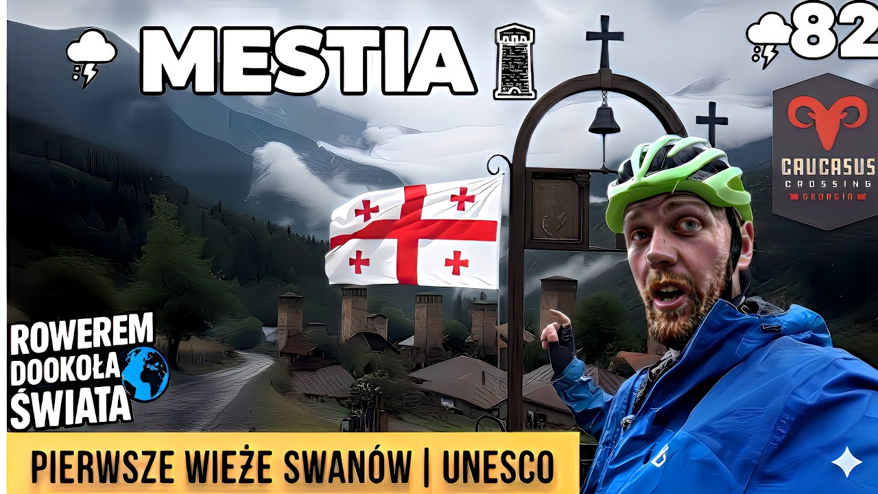 Mestia i pierwsze wieże Swan&oacute;w (UNESCO) - wjazd do serca Kaukazu. Ekstremalne wyprawy rowerowe.