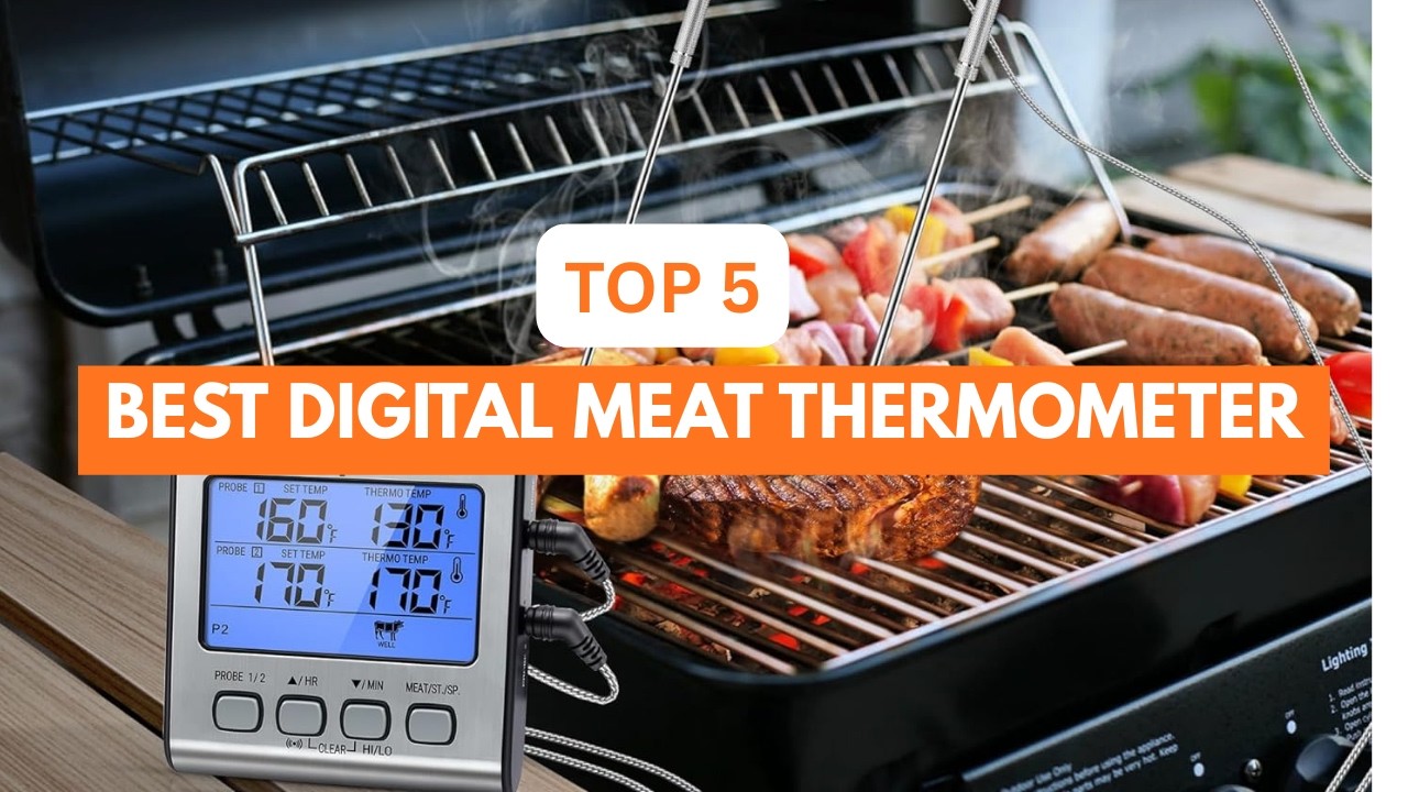 Top 5 Best Digital Meat Thermometers for BBQ, oven, Grill & Air Fryer