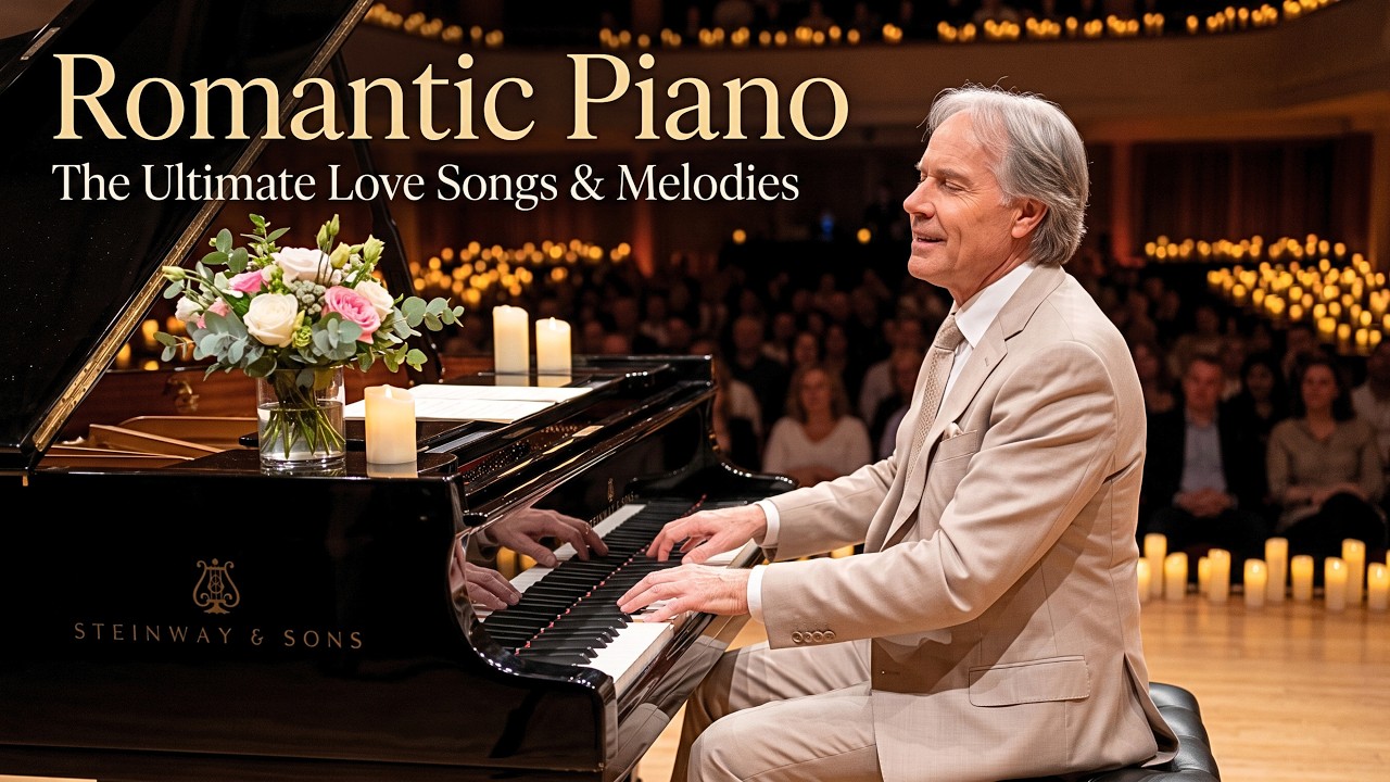 The Best of Richard 🎼 Beautiful Romantic Piano Music 🎹 Melodies That Touch the Heart