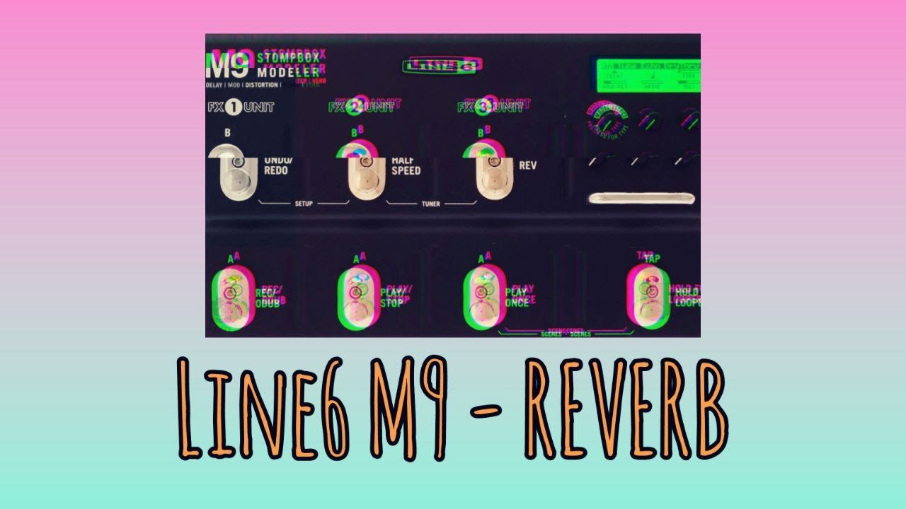 #Line6 M5/M9/M13 Pedalboard with Bass - REVERB EFFECTS (No Talking)