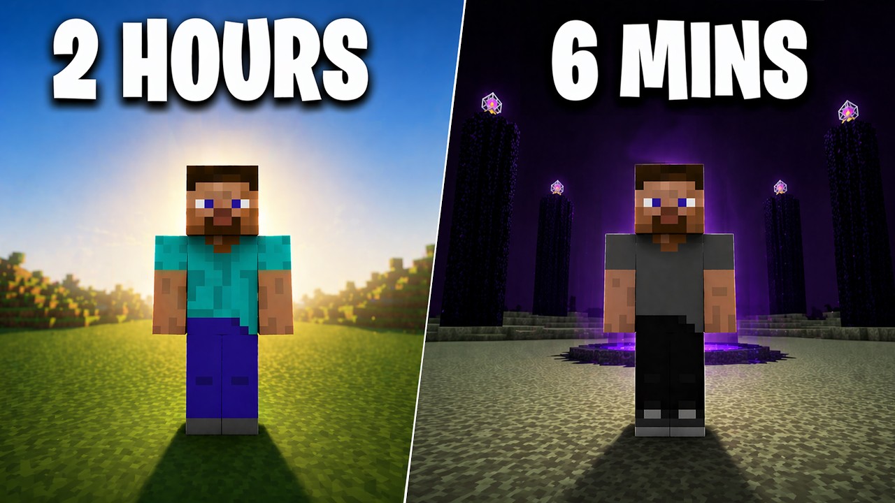 How Speedrunners Beat Minecraft Without Mining