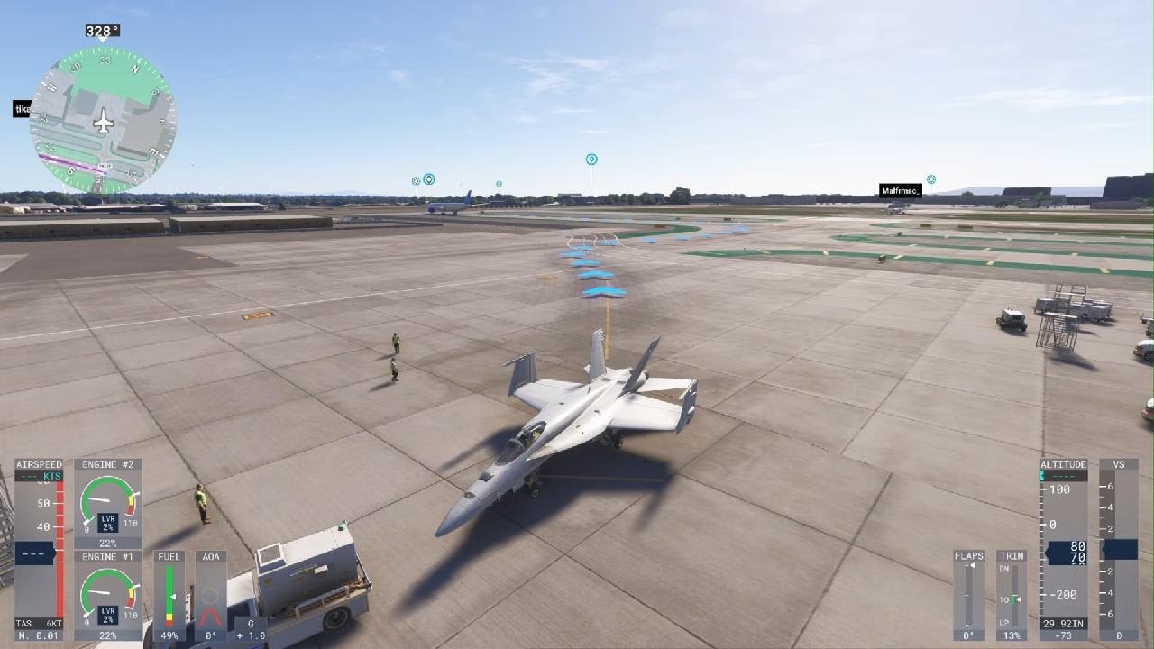 Taxi and takeoff out of LAX to SAN