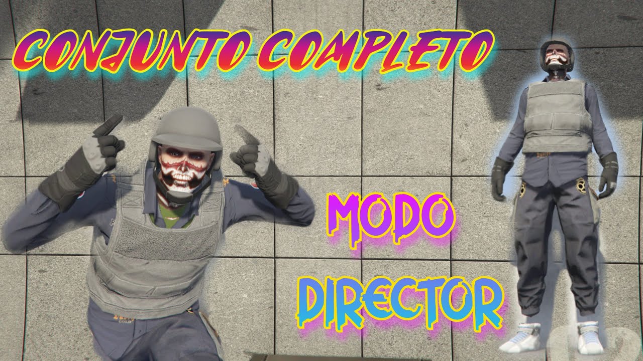 💥SOLO!! 1CONSOLA🔥 💥CONJUNTOS COMPLETOS🔥 MOD.DIRECTOR LOGOS (MÁSCARAS NAV.) GTA5 ONLINE XBX/ /PS4/5