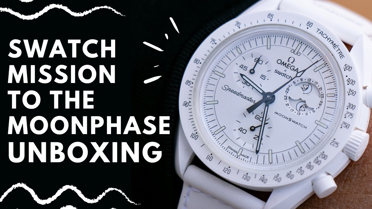 Распаковка часов Omega x Swatch «Snoopy» в честь миссии на Луну