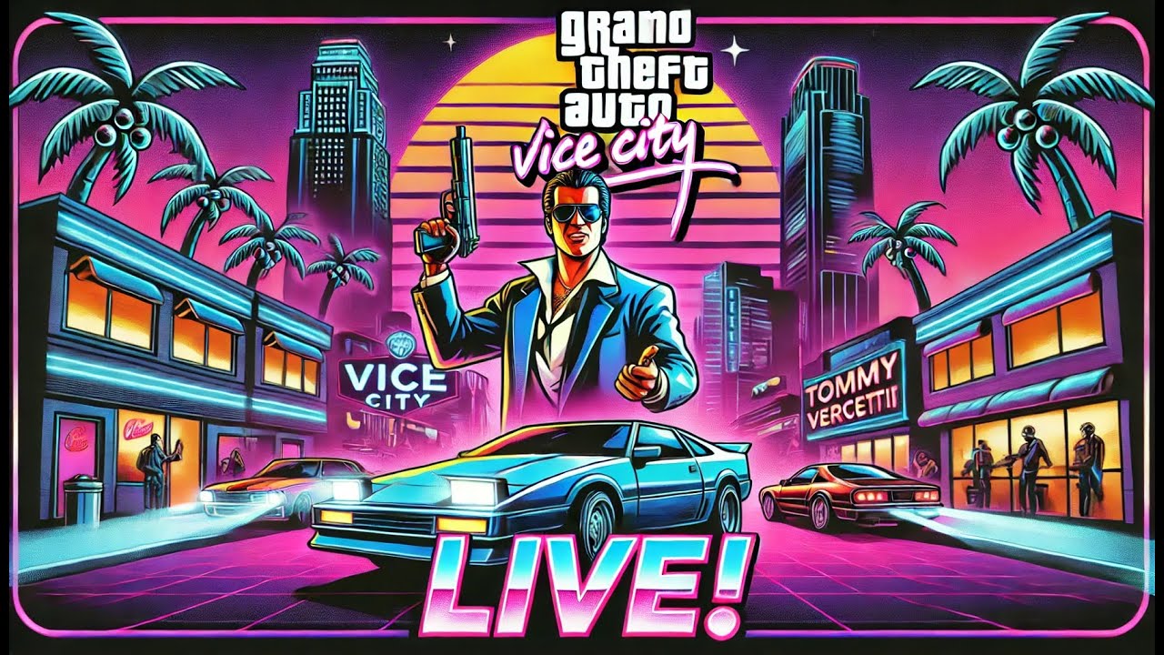 GTA VICE CITY ALL MISSION 24/7 LIVE!!!
