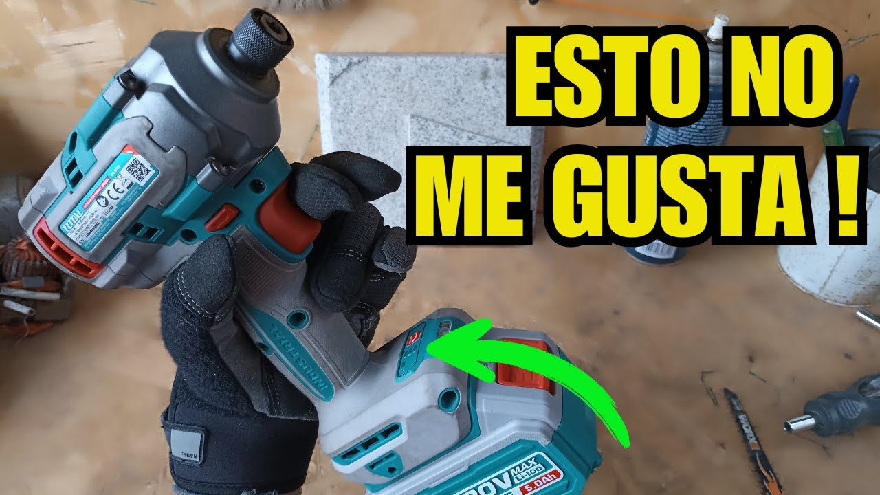 ESTO NO ME GUSTA!!!!  ATORNILLADOR TOTAL 285mNM
