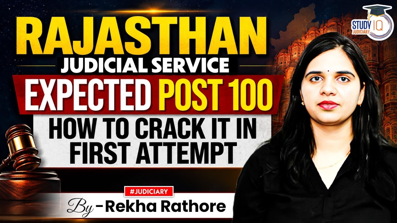 Rajasthan Judicial Services 2026 | Expected Posts | Details by Rekha Rathore