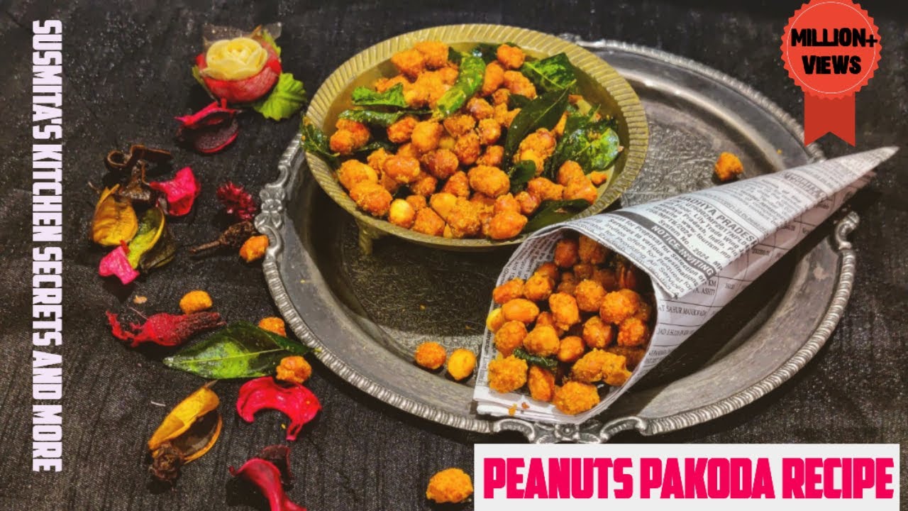 Peanut pakoda/ Masala peanuts recipe @SusmitaAMommyChef