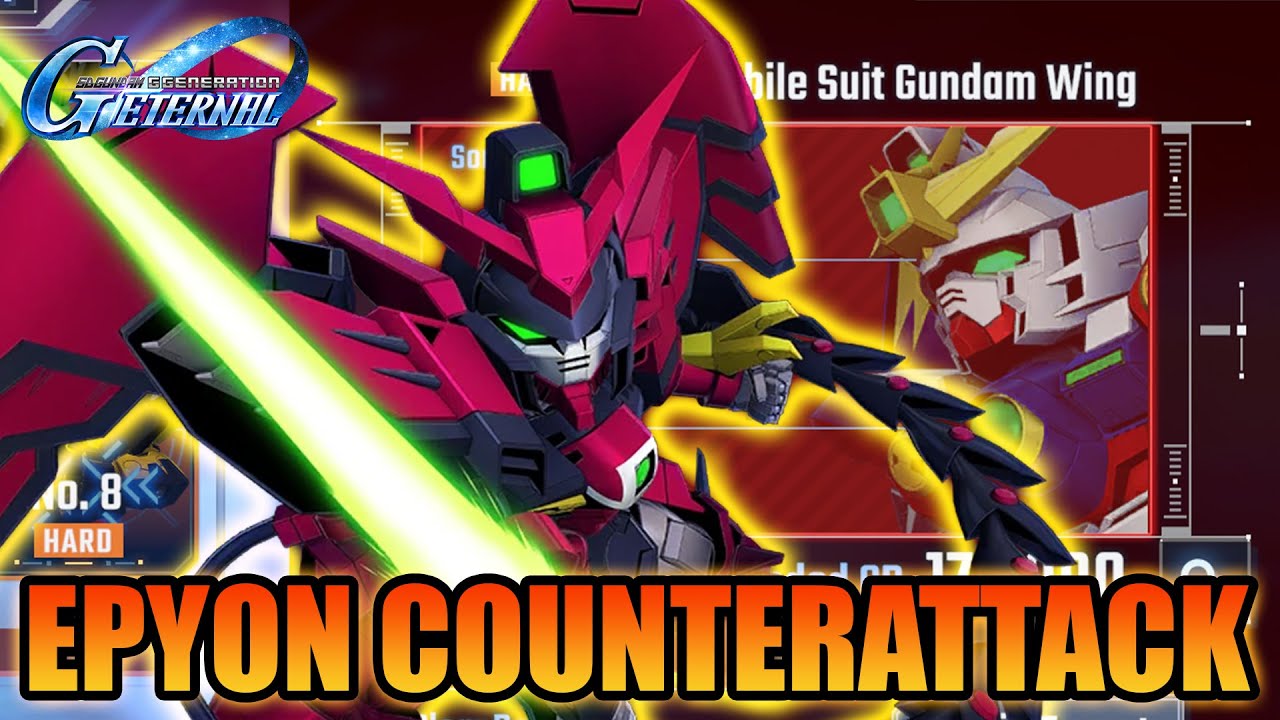 Epyon Counterattack, Eternal Road Mobile Suit Gundam Wing HARD | SD Gundam G Generation ETERNAL