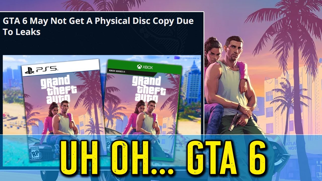 GTA 6, возможно, будет продаваться только в цифровом формате, физических дисков пока не будет.
