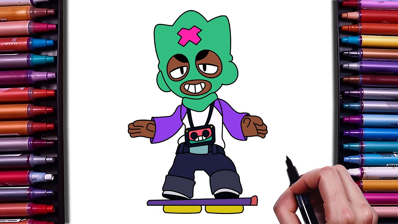 How to Draw OLLIE From Brawl Stars | How to Draw Brawl Stars