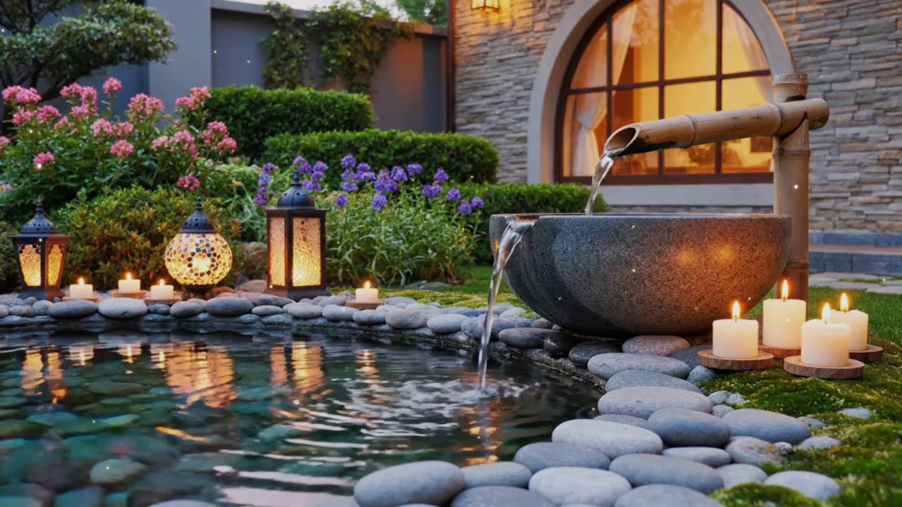 Soothing Piano with Gentle Water Sounds 🌿 Relax the Mind, Lift the Spirit