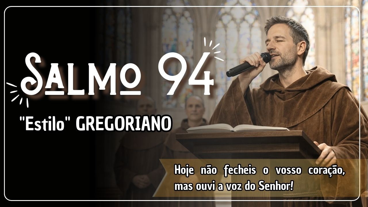 Salmo 95 - [Gregoriano Am]  Hoje não fecheis o vosso coração, mas ouvi a voz do Senhor