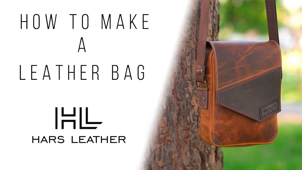 How to make a leather bag - PDF Pattern - PDF Download