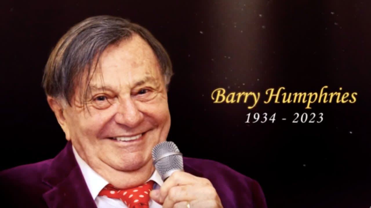 Australian Comedian Barry Humphries, Famous For His Iconic Characters, Dies Aged 89
