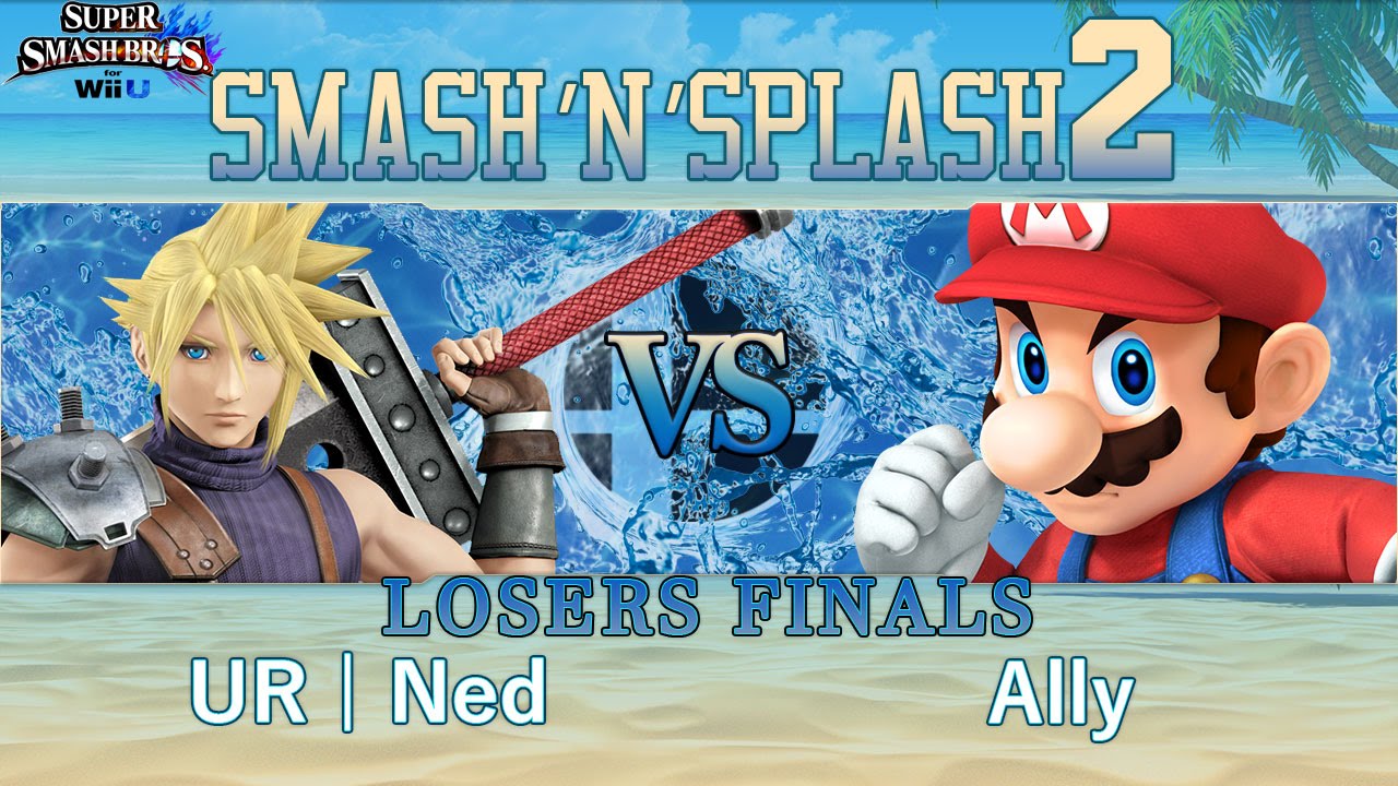 Smash'N'Splash 2  LOSERS FINALS - UR | Ned (Cloud) vs Ally (Mario)