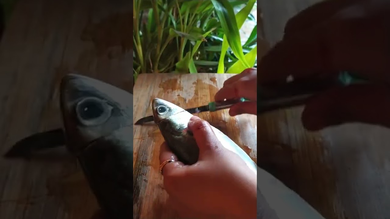 How to Cut and Clean mackerel fish | Easy way to cut fish | Bangda fish cutting | How to clean fish