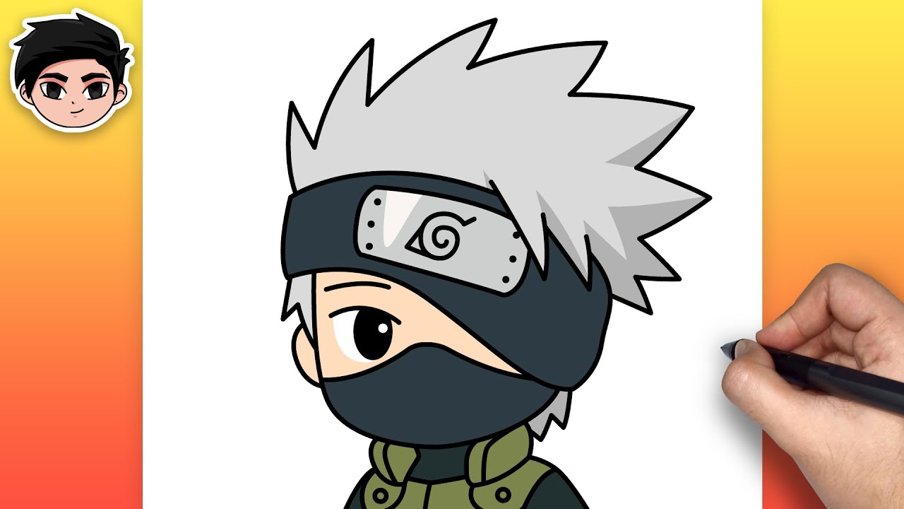 How To Draw KAKASHI Chibi | Naruto - Easy Step By Step For Beginners