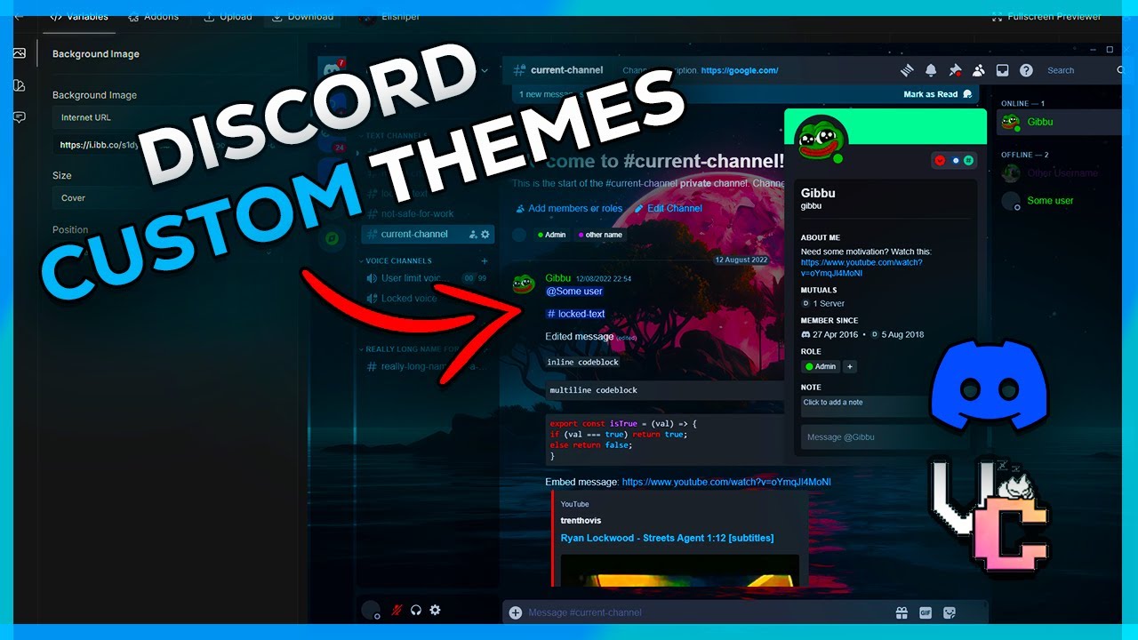 Как создать пользовательские темы для улучшения Discord за 2 минуты