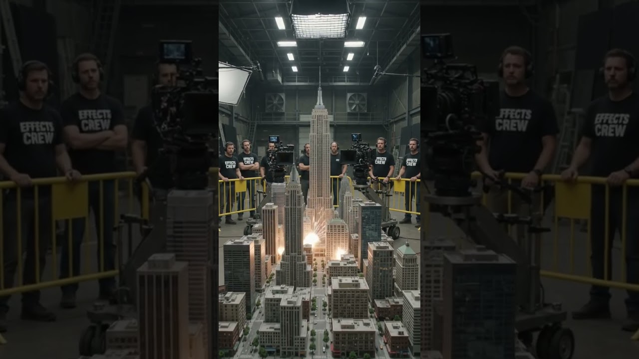 They Demolished an Entire Skyscraper City 💥 #Demolition #PracticalEffects #MovieMagic