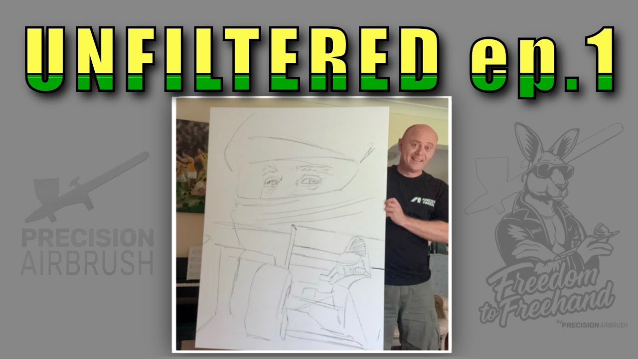 Every Stroke in Real Time — The Ayrton Senna Mega Airbrush Project (UNFILTERED Ep.1)
