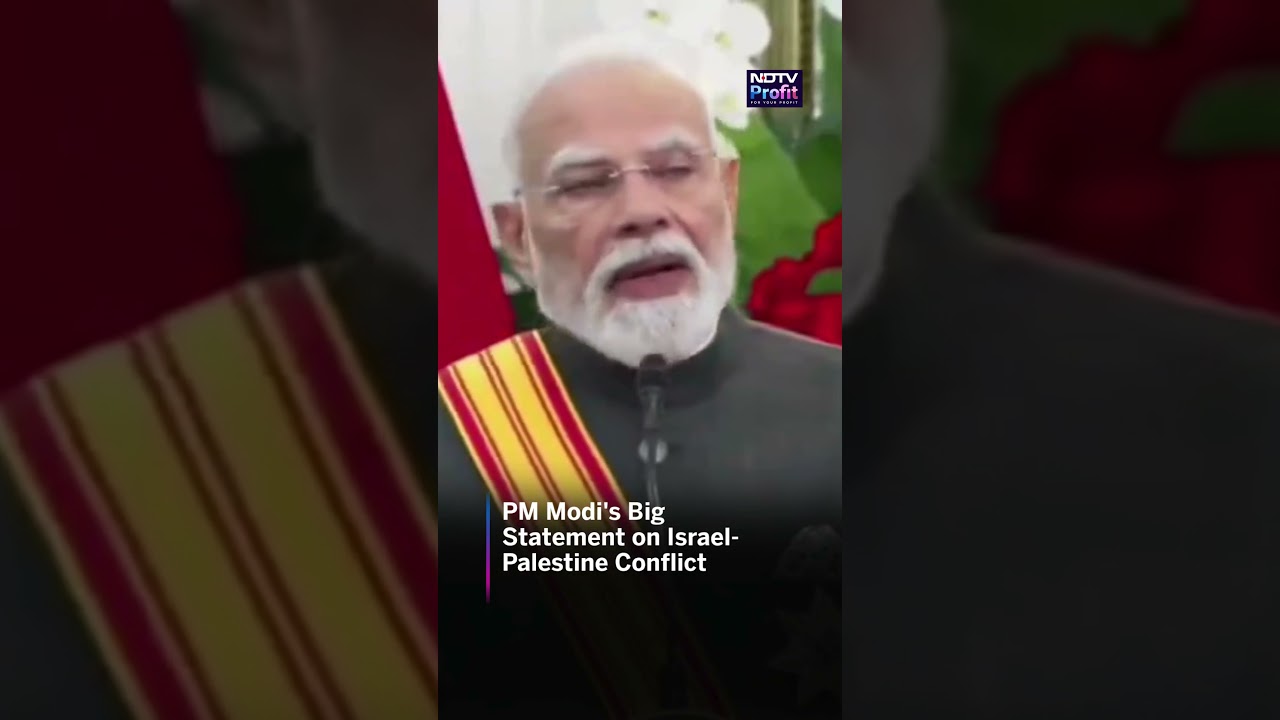 PM Modi's Big Statement on Israel-Palestine Conflict #Shorts