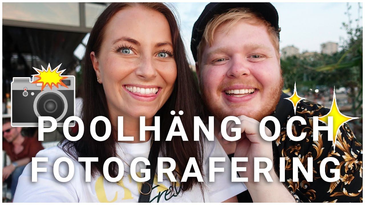 SOMMARVLOGG - Poolh&auml;ng, middag och fotografering