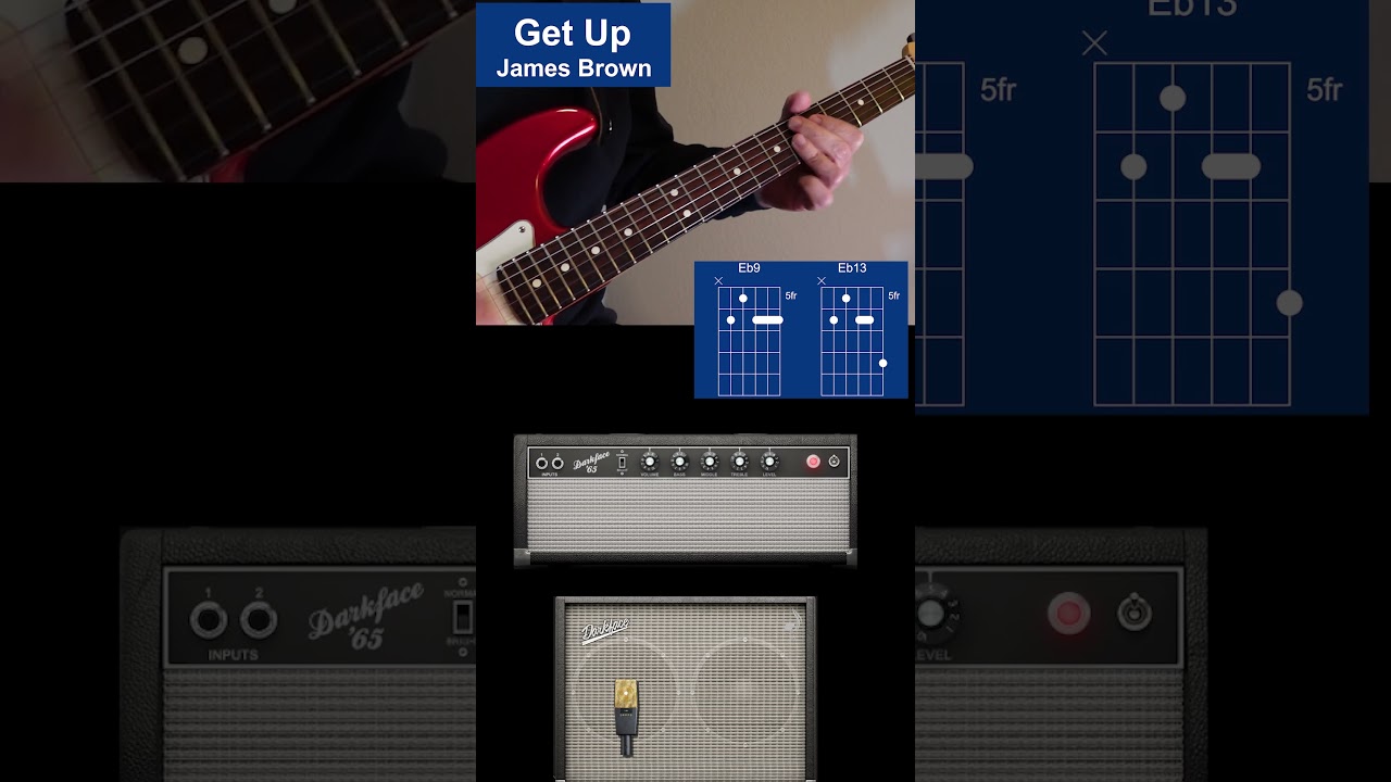Get Up... by James Brown - Funk Guitar Chords for the Intro #funk  #funkguitar #guitartutorial