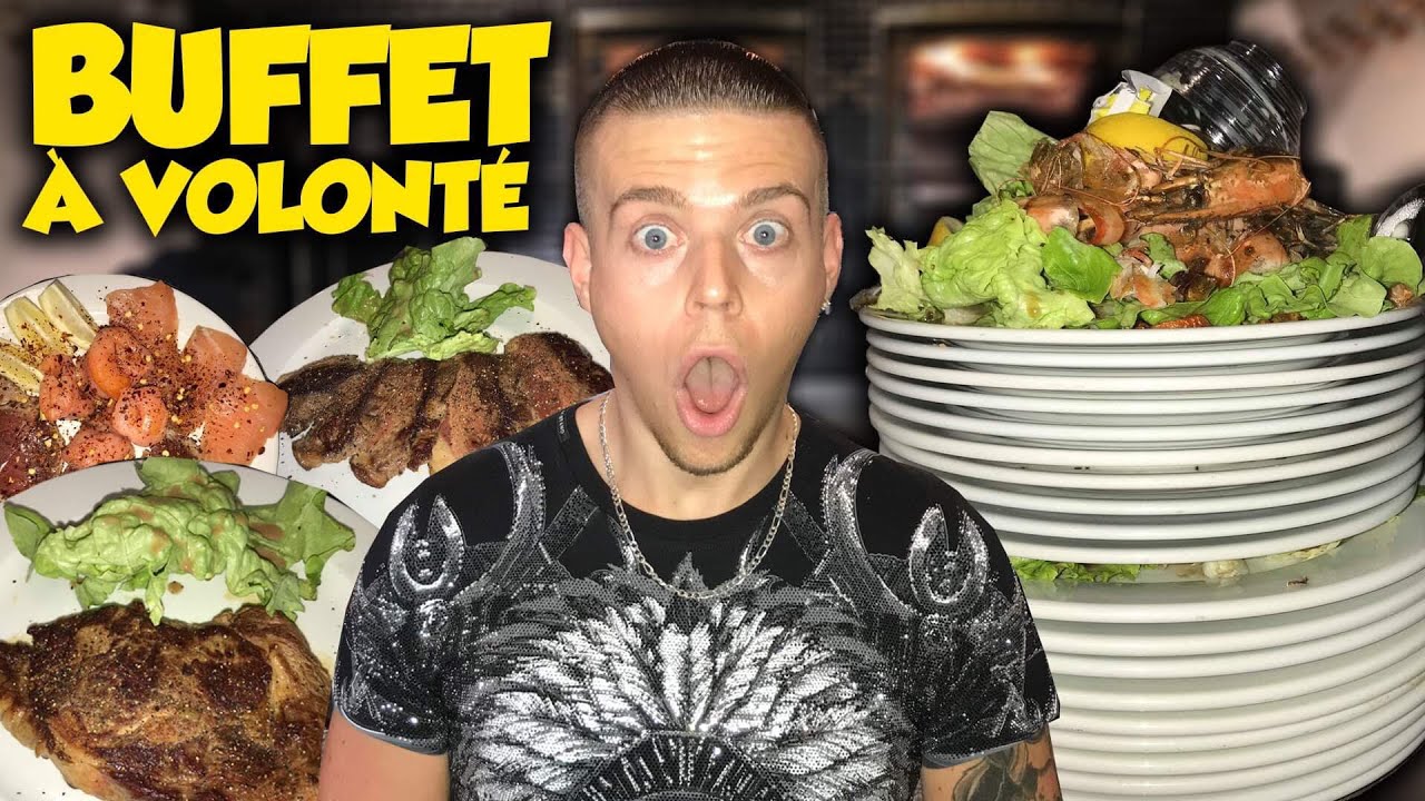 JE DÉVALISE UN BUFFET À VOLONTÉ DE GRANDE QUALITÉ !!