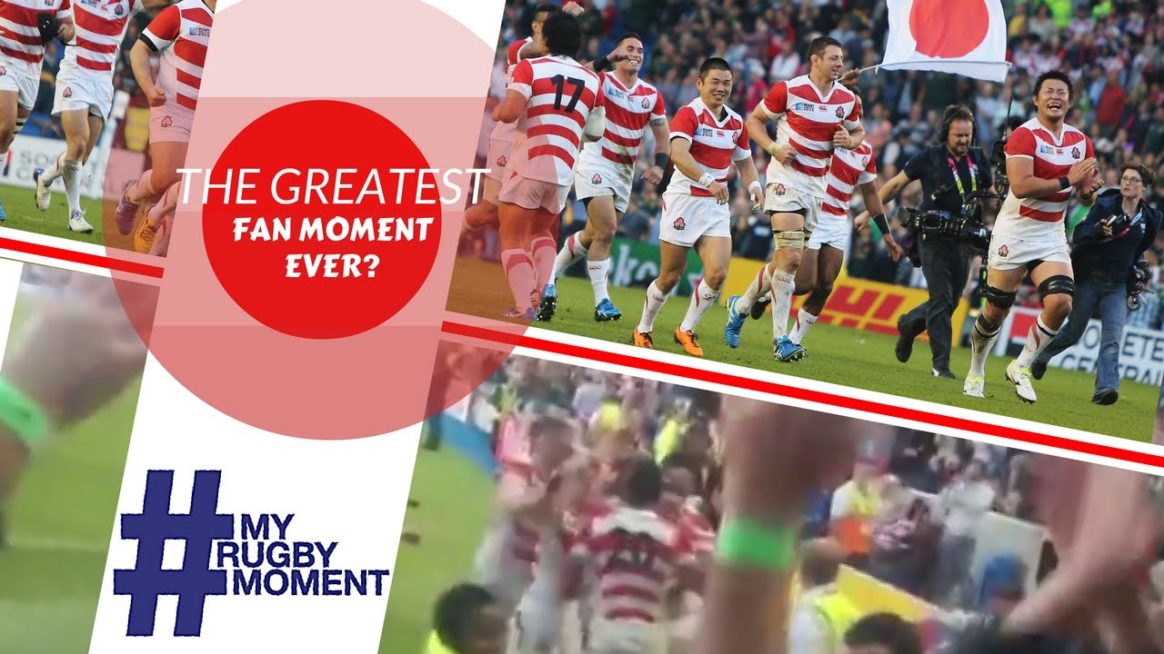 Greatest rugby fan moment EVER? | Japan v South Africa | #MYRUGBYMOMENT
