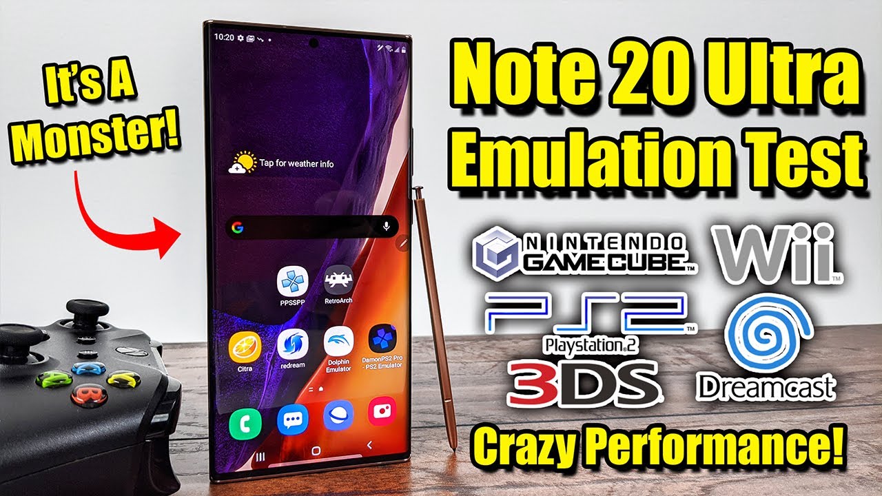 Тест эмуляции Galaxy Note 20 Ultra — это монстр! 10x PSP! Dreamcast в 4K!