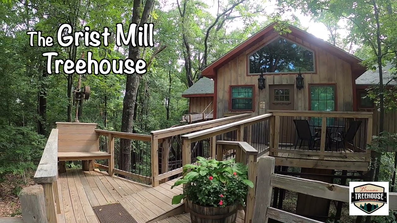 Grist Mill Treehouse - Branson Treehouse Adventures