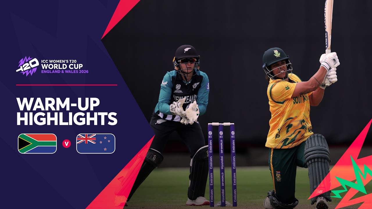 South Africa v New Zealand | Warm-up Match Highlights | Women's T20WC 2026