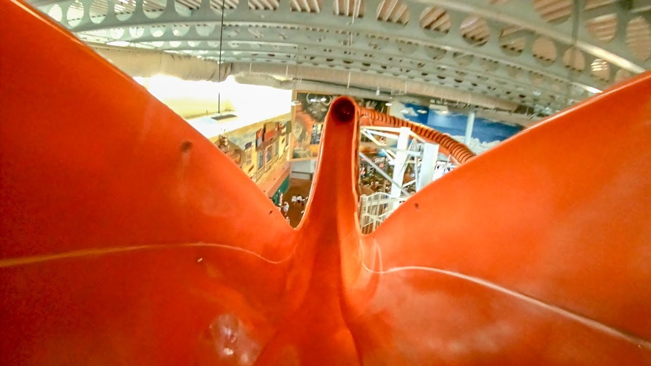 INSANE Launched Zip Coaster Waterslide | Kalahari Resort Sandusky