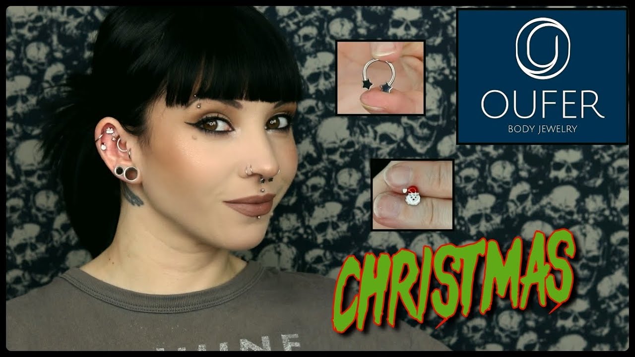 Oufer HOLIDAY Body Jewelry Haul & TRY ON!