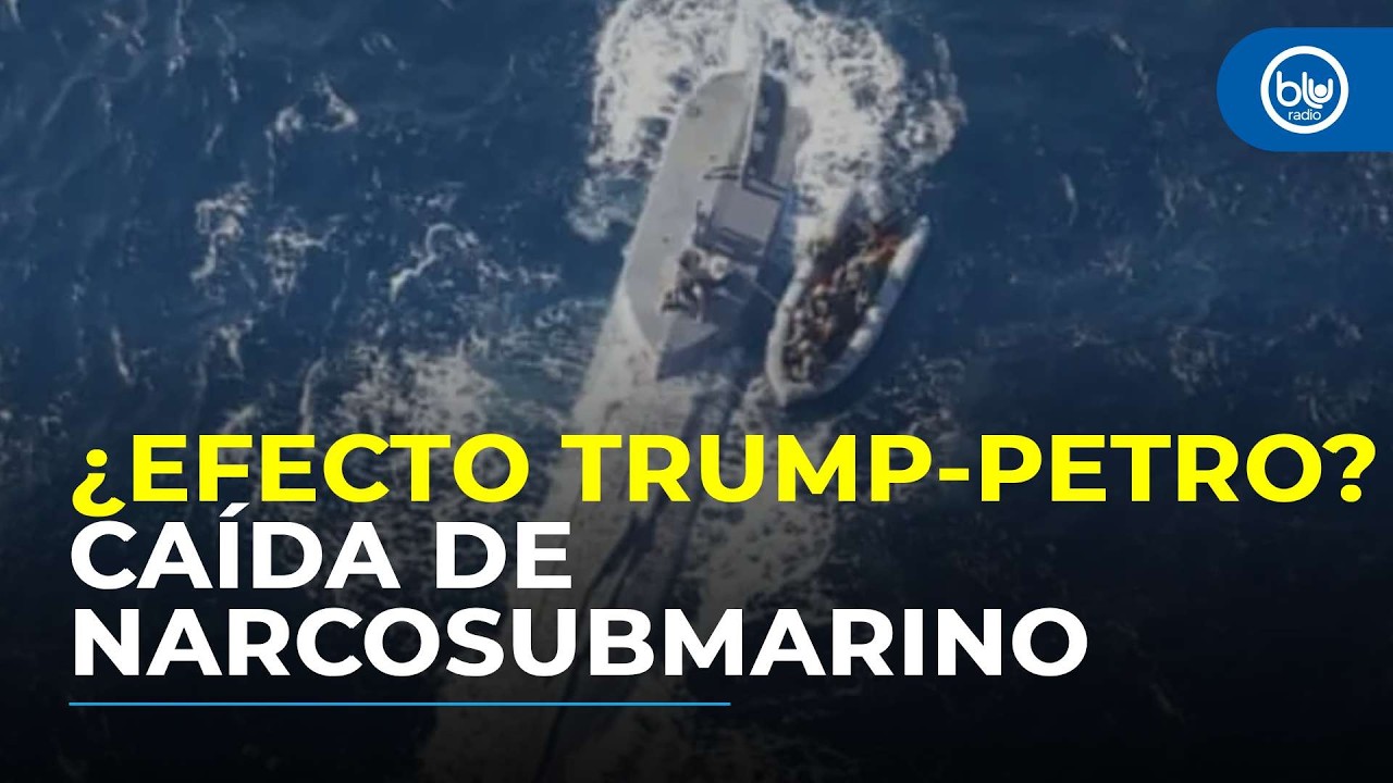 ¿Presión desde la Casa Blanca? Tras reunión Trump-Petro, Colombia y EEUU destruyen narcosubmarino
