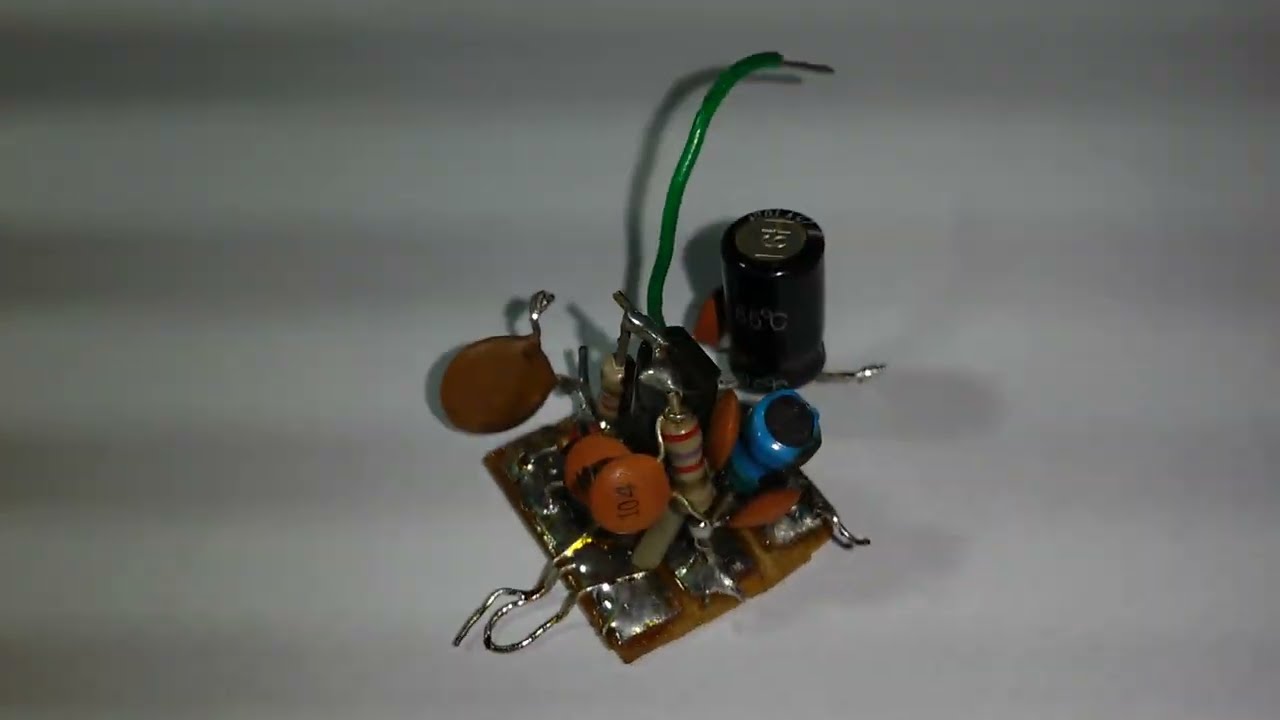 Testing an old RF amp I found in the junk box