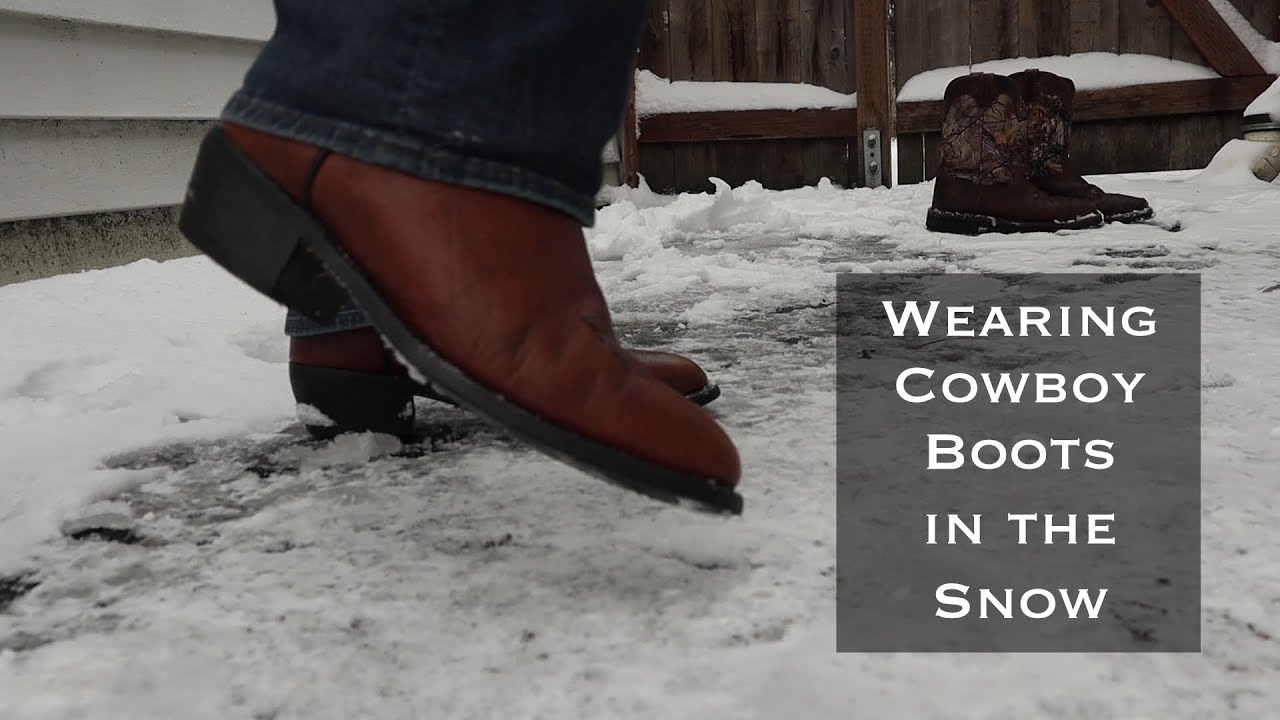 Wearing Cowboy Boots in the Snow