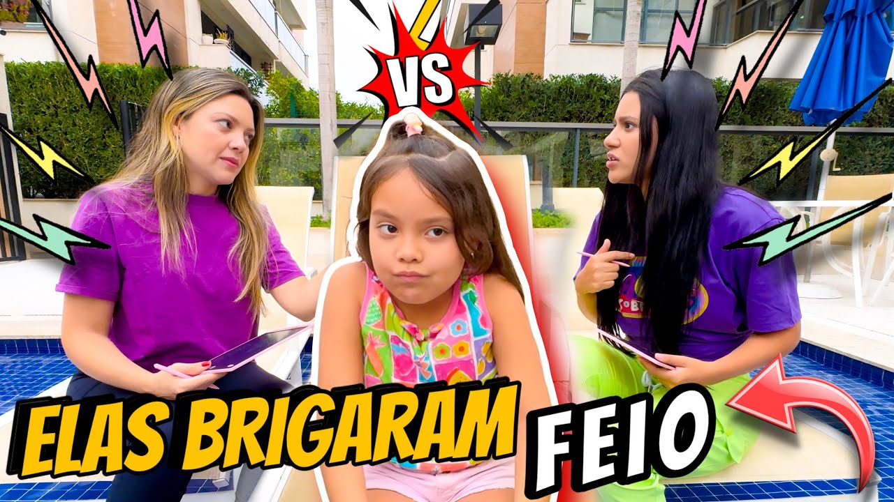 MINHA TIA @Jaqueline Sobrinho BRIGOU COM MINHA MÃE * eu trollei as 2 e olha no que deu *