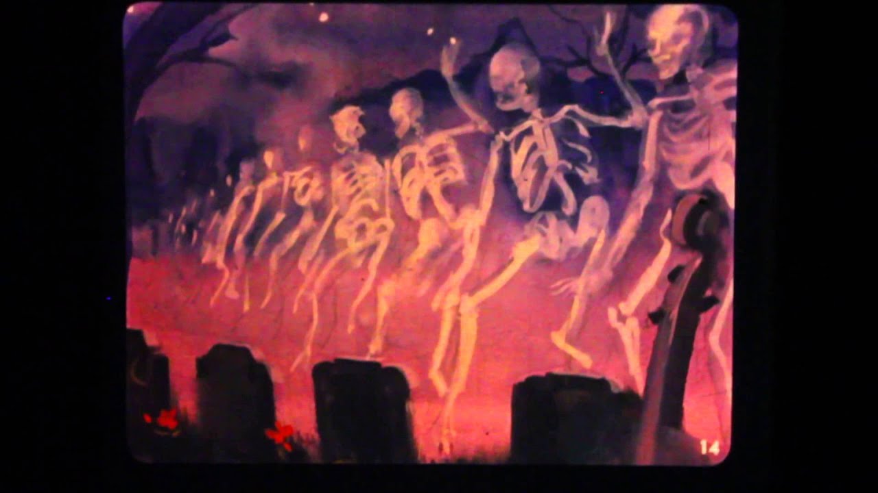 Lost Media Archive: Saint-Saëns - Danse Macabre Halloween Film Strip
