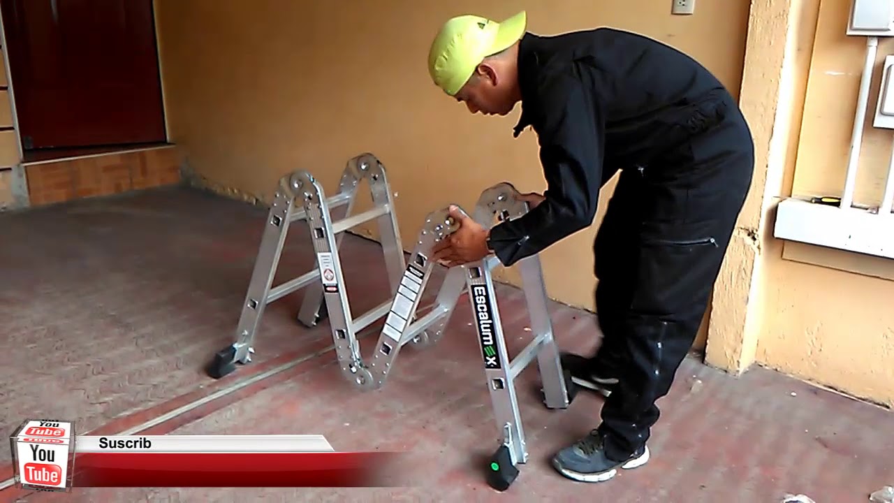 PRESENTACIÓN DE ESCALERA DE ALUMINIO MULTI-USOS