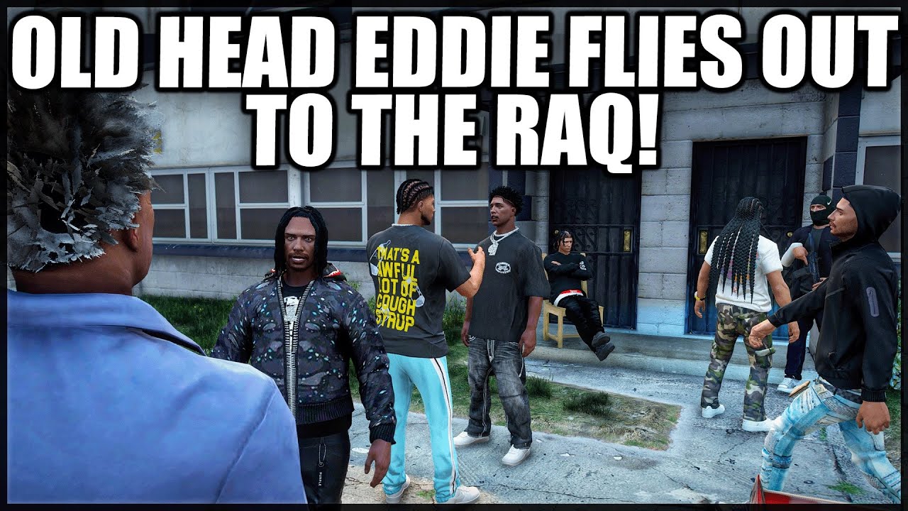 Old Head Eddie Flies Out To The Raq! | GTA RP | GrizzleyWorld Chiraq