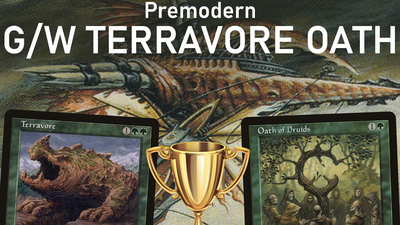 SELESNYA SQUEEZE! Premodern Green White Land Destruction Terravore Oath. MTG Undefeated 5-0 Trophy