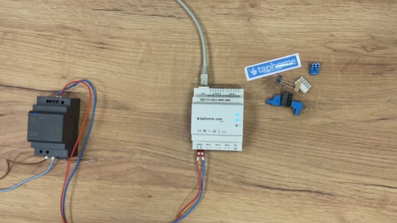 Taphome - 1. spusteni - jedna aplikace na vsechno - chytra domacnost - kabelovy smart home