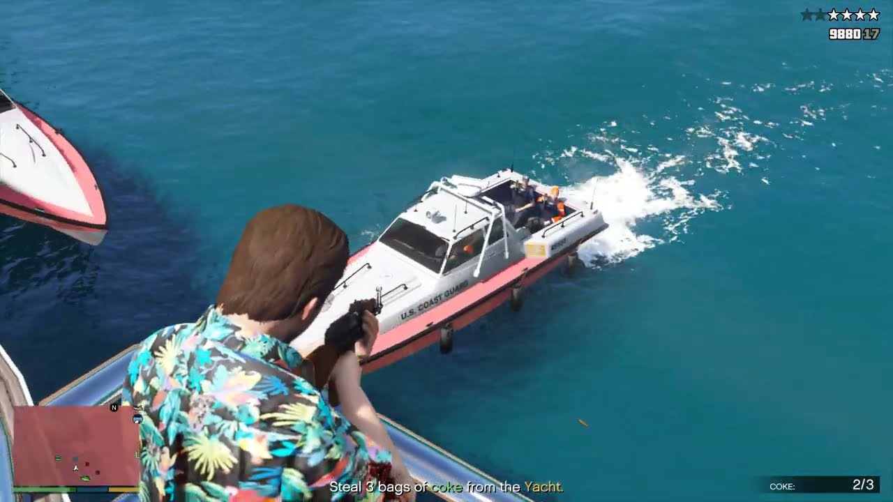 GTA 5 - Yacht Heist + Ten Star Escape