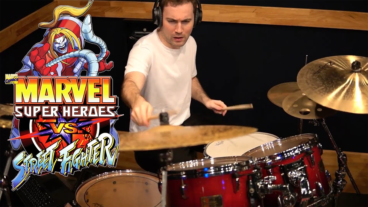 Marvel Super Heroes vs. Street Fighter - Omega Red theme (drum cover) 「オメガレッド bgm」を叩いてみた