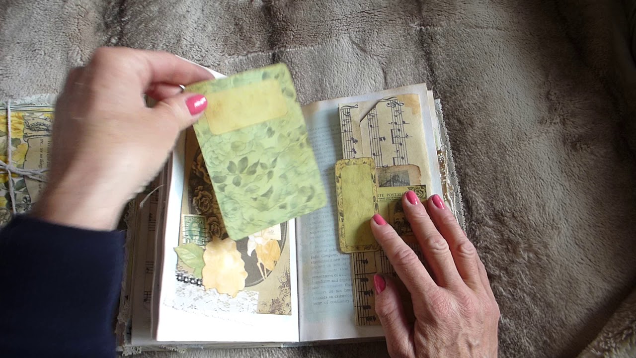 GYPSY ROSE  Final Flip Through - Vintage Junk Journal  - SOLD, thank you x
